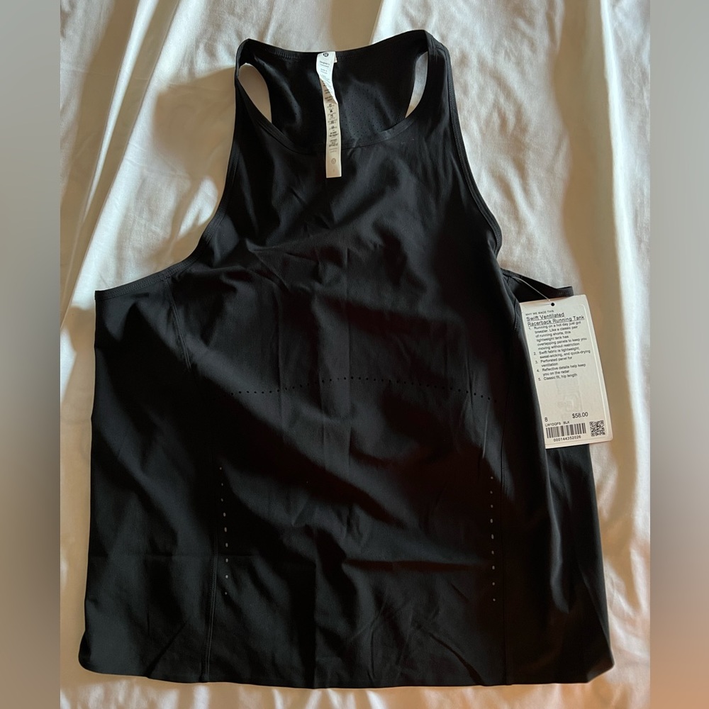 Lululemon NWT Swift ventilated racer back running tank